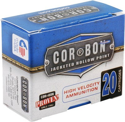 Cor-Bon 38090 Self Defense Jacketed Hollow Point 90 Grain .380 ACP/Auto 1050 FPS