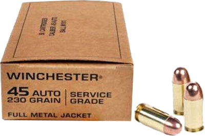 Winchester Service Grade M1911  45 ACP 230 Grain Full Metal Jacket(FMJ)