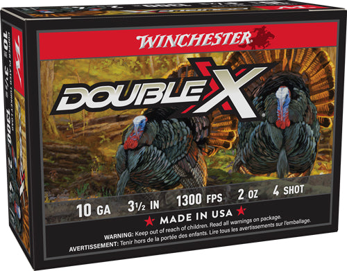 Winchester Double X High Velocity Turkey 10 Gauge 3 1/2" 2 oz #4 Shot