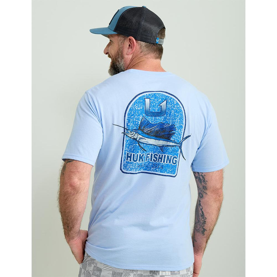 Huk KC Badge Series Short Sleeve Shirt Windsurfer L