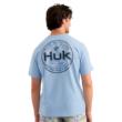 Huk Marlin Circle Short Sleeve Pocket Shirt Cerulean XL