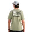 Huk Born Wave Short Sleeve Shirt Seagrass M