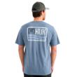 Huk Born Wave Short Sleeve Shirt Stormy Blue L