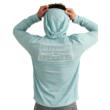 Huk Drift Performance Hoodie Long Sleeve Shirt Heron Blue S