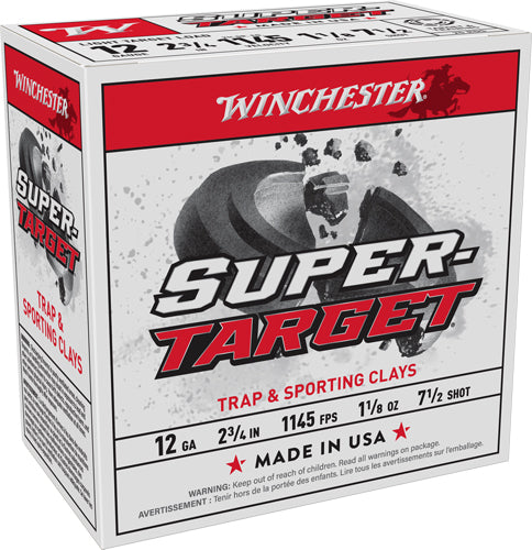 Winchester TRGT127   12 Gauge  1-1/8oz #7.5 1145 FPS.