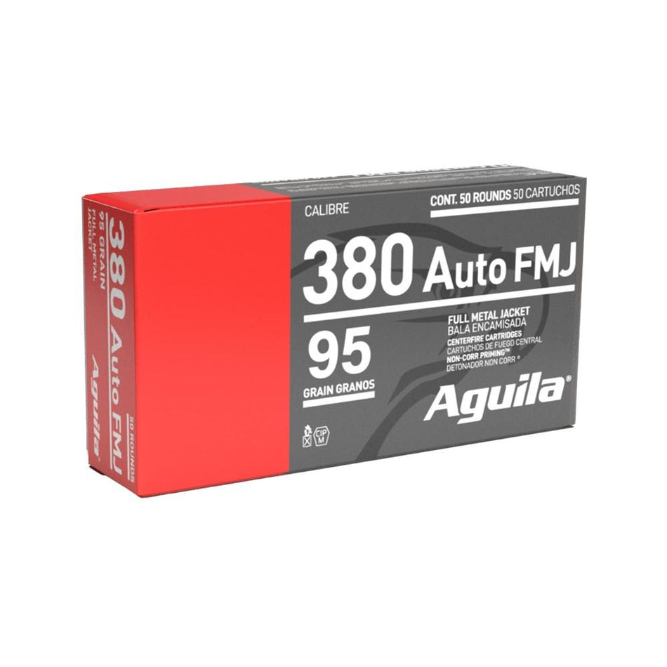 Aguila .380 ACP/Auto Target & Range 95gr FMJ Ammo