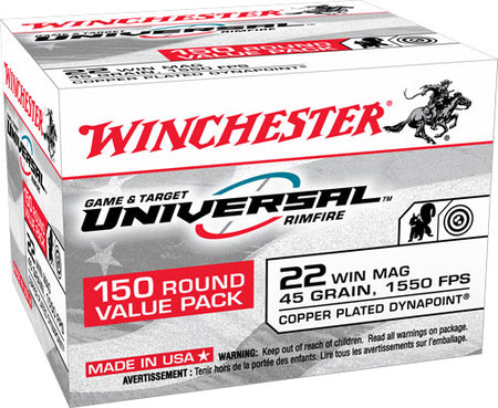 Winchester .22 Magnum / WMR Universal 45gr LSHP Ammo