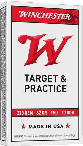 Winchester .223 Remington USA 62gr FMJ Ammo