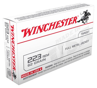 Winchester .223 Remington USA 62gr FMJ Ammo