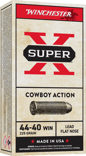 Winchester .44-40 Winchester USA Super X Cowboy Action 225gr Solid Ammo
