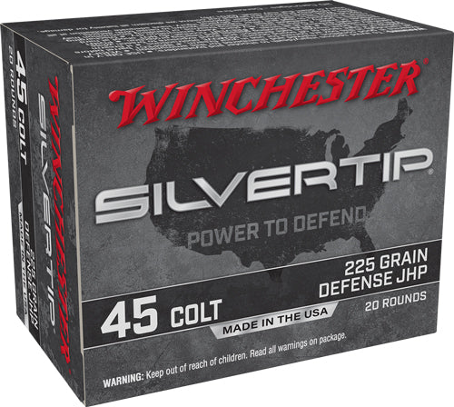 Winchester .45 Long Colt Silvertip 225gr JHP Ammo