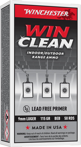 Winchester 9mm Luger / Parabellum Super X WinClean 115gr FMJ Ammo