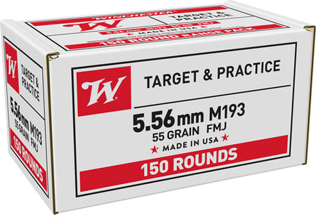 Winchester 5.56x45mm M193 55gr FMJ Ammo