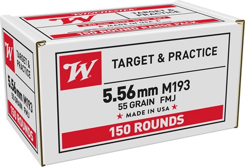 Winchester 5.56x45mm M193 55gr FMJ Ammo