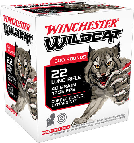 Winchester .22 LR Wildcat 40gr CP DynaPoint Ammo