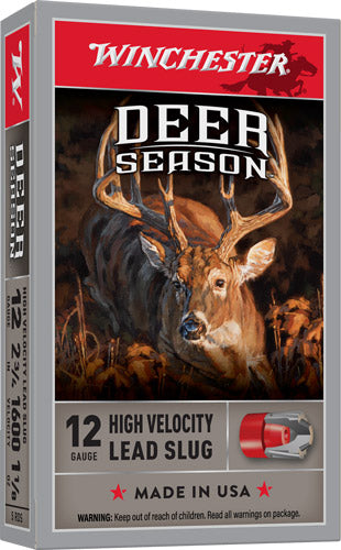 Winchester Deer Season High Velocity Rifled Slug 12 Gauge 2.75 in 1-1/8 oz Slug