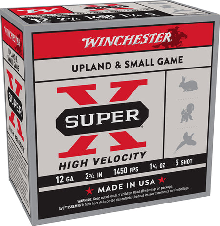 Winchester Super-X 12 Gauge 2 3/4'' 1 1/4 oz #5 Shot