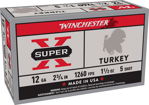 Winchester Super-X Magnum 12 Gauge 2 3/4" 1 1/2 oz #5 Shot