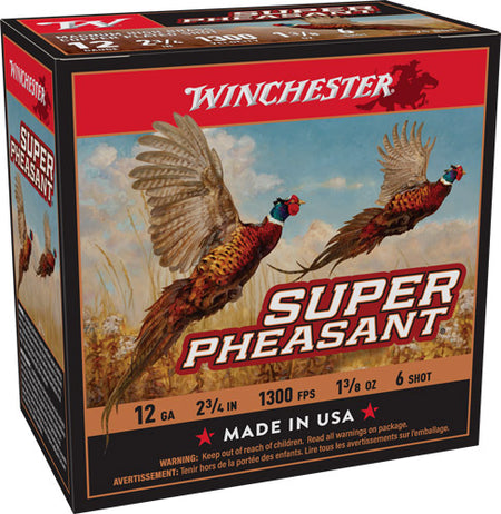 Winchester Super Pheasant 12 Gauge 2.75" 1.375 oz #6 Shot