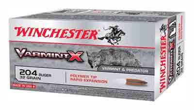 Winchester .204 Ruger Varmint X 32gr PolyTip Ammo