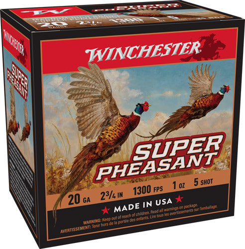 Winchester X20PH5 Super Pheasant Magnum 20 Gauge 2-3/4 1oz #5 1300 fps