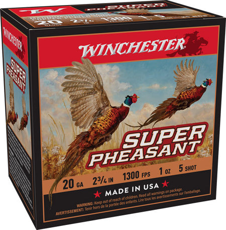 Winchester X20PH5 Super Pheasant Magnum 20 Gauge 2-3/4 1oz #5 1300 fps