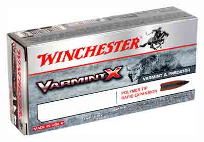Winchester .22-250 Remington Varmint X 55gr PolyTip Ammo