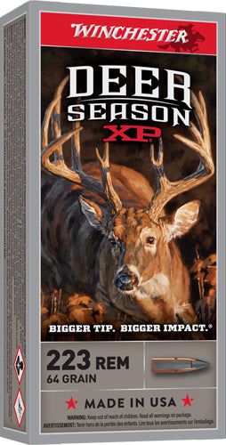 Winchester .223 Remington Deer Season XP 64gr Extreme Point Ammo