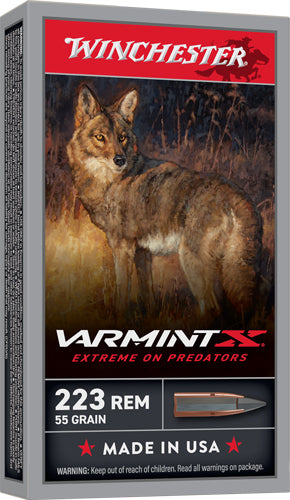 Winchester .223 Remington Varmint X 55gr PolyTip Ammo