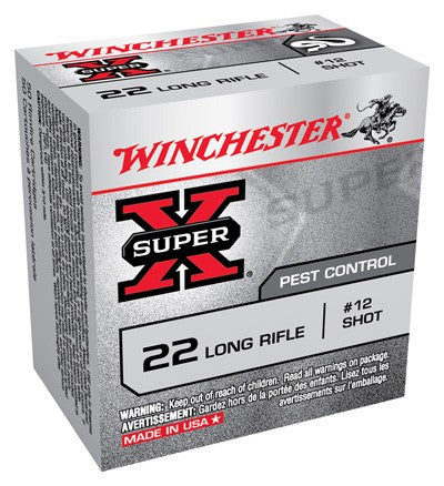 Winchester Super-X Rimfire Ammo 22 LR 40 gr. Birdshot (12 Shot Shotshell)