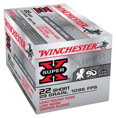 Winchester .22 Short Super X 29gr Solid Ammo