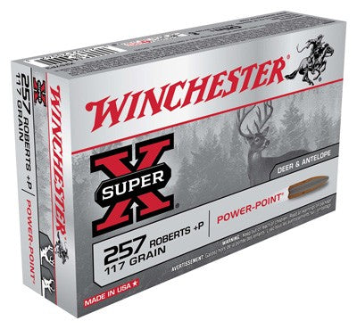 Winchester .257 Roberts Super X 117gr JSP Ammo