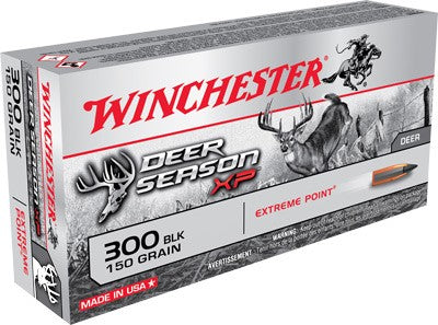 Winchester .300 AAC Blackout Deer Season XP 150gr Extreme Point Ammo