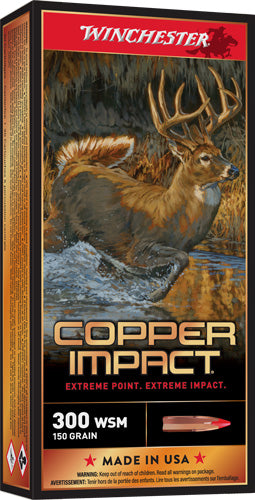 Winchester .300 WSM Copper Impact 150gr Solid Ammo