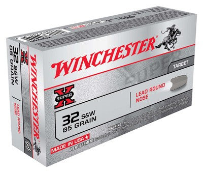 Winchester .32 S&W Long SUPER-X 85gr Solid Ammo