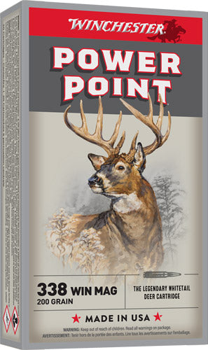 Winchester .338 Win Mag Super-X  200gr Power-Point Ammo