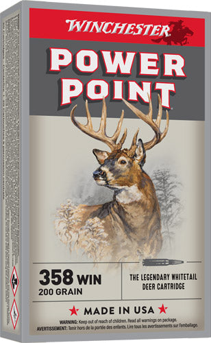 Winchester .358 Winchester Super-X 200gr Power-Point FN Ammo