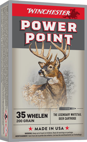 Winchester .35 Whelen Power-Point 200gr JSP Ammo