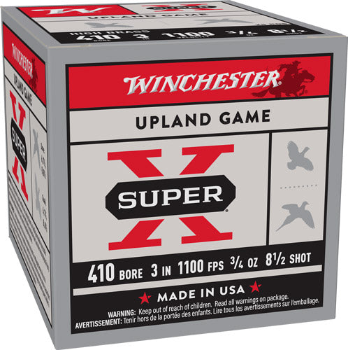 Winchester Super X HIGH BRASS Heavy Game Load .410 Bore 3 in 3/4 oz #8.5
