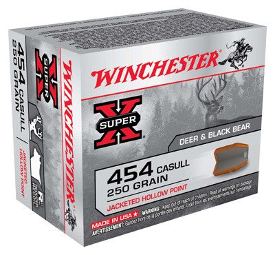 Winchester .454 Casull SUPER-X 250gr JHP Ammo