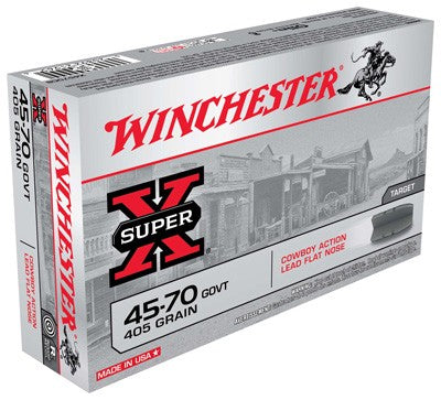 Winchester .45-70 Government Super X Cowboy Action 405gr Solid Ammo