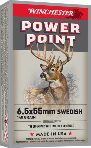 Winchester 6.5x55mm Swedish Super-X 140gr Power-Point Ammo