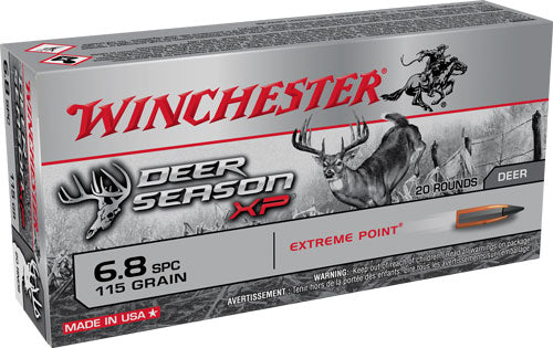 Winchester 6.8 Remington SPC Deer Season XP 115gr Extreme Point Ammo