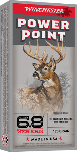 Winchester 6.8 Western 170gr Power Point Ammo
