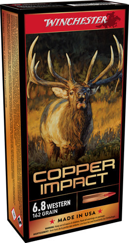Winchester 6.8 Western Copper Impact 162gr Copper Extreme Point Ammo