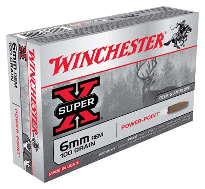 Winchester 6mm Remington Super-X 100gr JSP Ammo