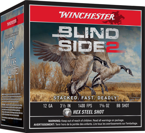Winchester Blind Side 2 12 Gauge 3 1/2" 1 5/8 oz #BB Shot