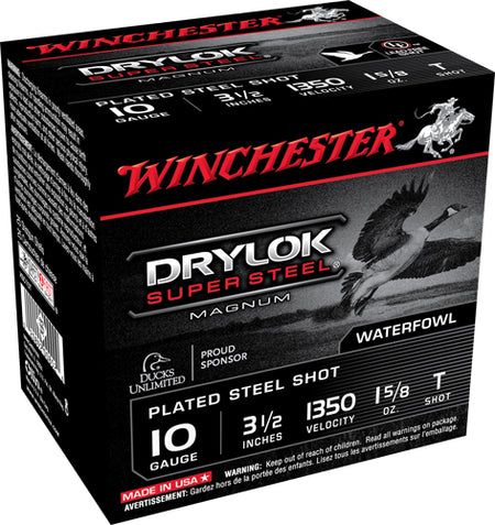 Winchester Drylok Super Steel Magnum 10 Gauge 3 1/2" 1 5/8 oz #T Shot
