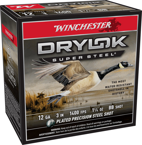 Winchester Drylok Super Steel Magnum 12 Gauge 3" 1 1/4 oz #BB Shot
