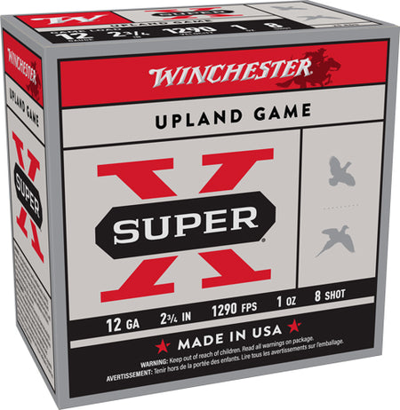 Winchester XU128A   12 Gauge 2-3/4  #8 1290 FPS.